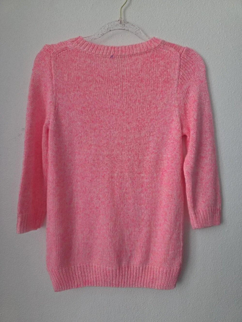 J.Crew Pink Chunky Knit Crewneck Sweater - Size S